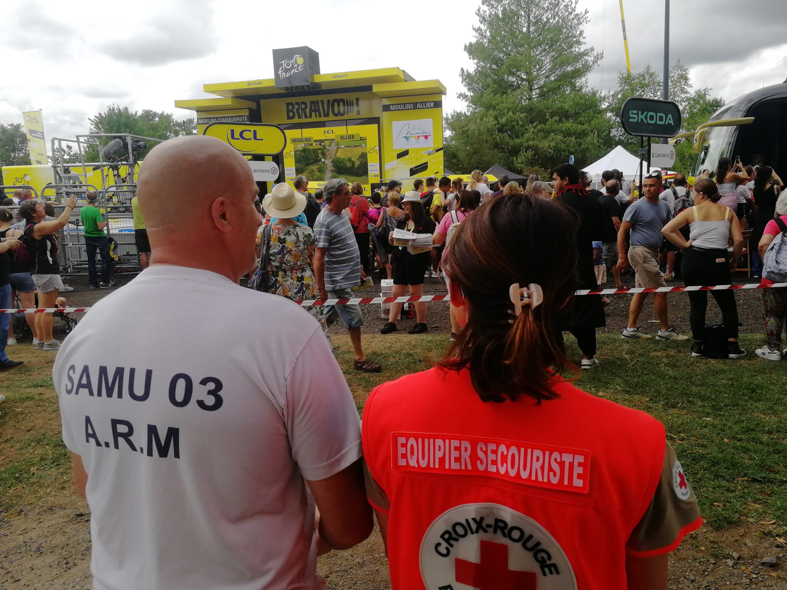 Tour de France, Moulins, compétition sportive, SAMU 03, prise en charge des patients, MenKorn, Dispositif prudentiel des secours (DPS), Agence Régionale de Santé (ARS), services de l'État